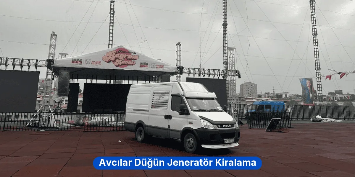 Avcılar Düğün Jeneratör Kiralama